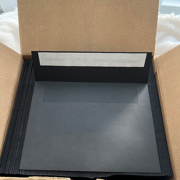 A7 black Invitation Envelopes - Picture 6 of 6